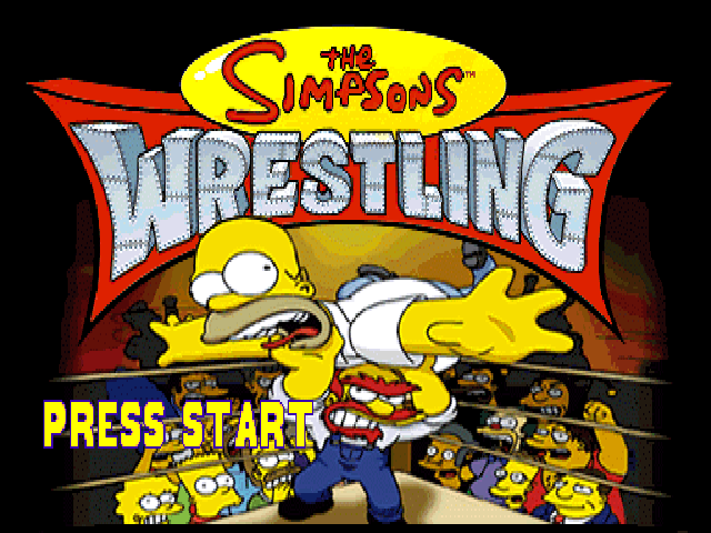 Screenshot The Simpsons Wrestling