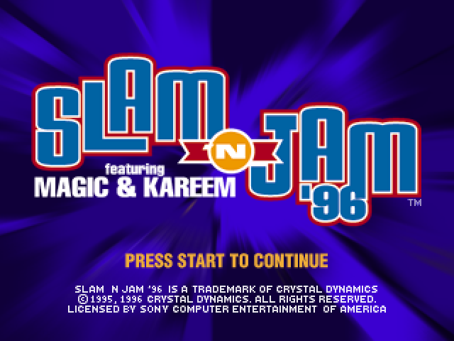 Screenshot Slam 'n Jam '96 featuring Magic & Kareem