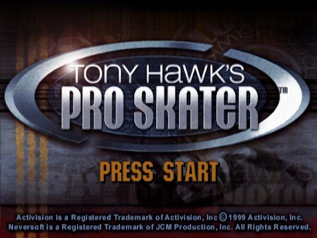 Screenshot Tony Hawk's Skateboarding
