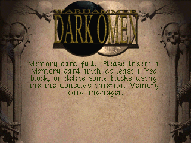 Screenshot Warhammer : Dark Omen