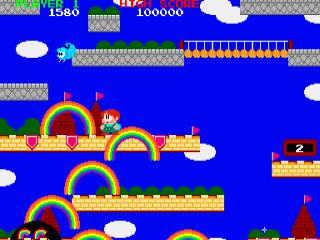 Screenshot Bubble Bobble also featuring Rainbow Islands