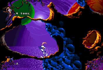 Screenshot Earthworm Jim 2