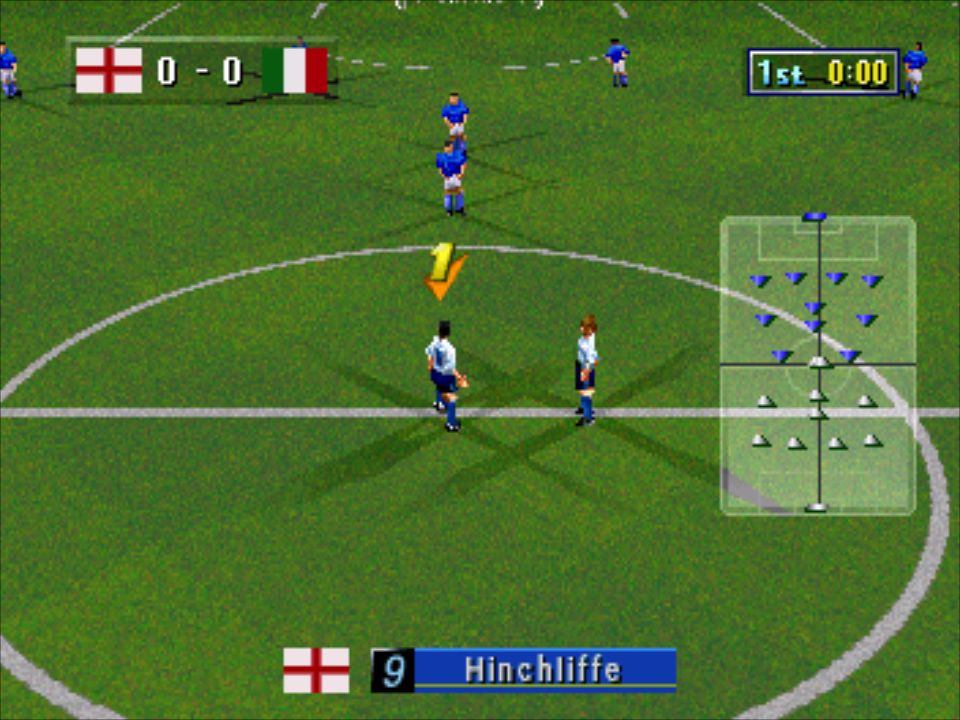 Screenshot Sega Worldwide Soccer 97