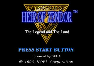 Screenshot Heir of Zendor : The Legend and the Land