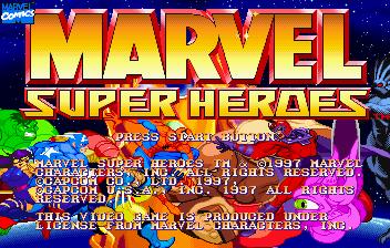 Screenshot Marvel Super Heroes