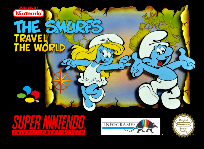 The Smurfs Travel the World