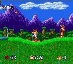 Screenshot Bubsy in : Claws Encounters of the Furred Kind