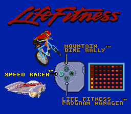 Screenshot Exertainment Mountain Bike Rally + Speed Racer