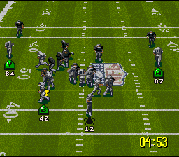 Screenshot NFL Quarterback Club 96