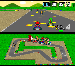 Screenshot Super Mario Kart