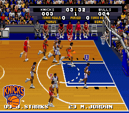 Screenshot Tecmo Super NBA Basketball