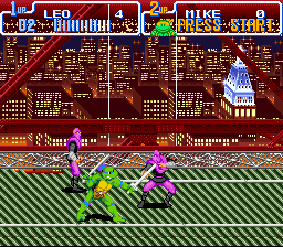 Screenshot Teenage Mutant Hero Turtles IV : Turtles in Time