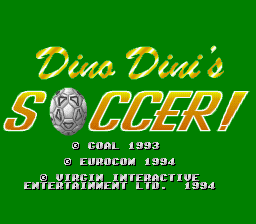 Screenshot Dino Dini's Soccer!