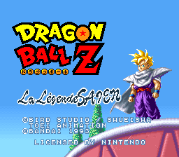 Screenshot Dragon Ball Z : La Légende Saien