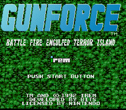 Screenshot GunForce : Battle Fire Engulfed Terror Island