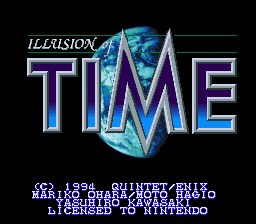 Screenshot Illusion of Time