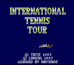 Screenshot International Tennis Tour