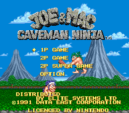 Screenshot Joe & Mac : Caveman Ninja