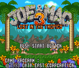 Screenshot Joe & Mac 3 : Lost in the Tropics