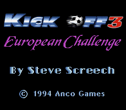 Screenshot Kick Off 3 : European Challenge