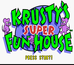 Screenshot Krusty's Super Fun House