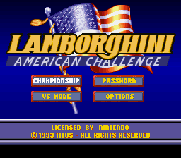 Screenshot Lamborghini American Challenge