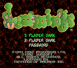 Screenshot Lemmings
