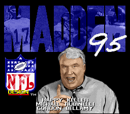 Screenshot Madden NFL 95