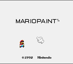 Screenshot Mario Paint