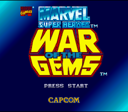 Screenshot Marvel Super Heroes : War of the Gems