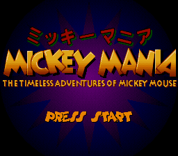Screenshot Mickey Mania : The Timeless Adventures of Mickey Mouse