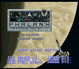 Screenshot Phalanx : The Enforce Fighter A-144