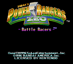 Screenshot Power Rangers Zeo : Battle Racers