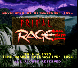 Screenshot Primal Rage