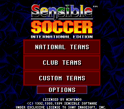 Screenshot International Sensible Soccer - World Champions Limited Edition