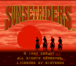 Screenshot Sunset Riders