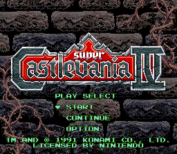 Screenshot Super Castlevania IV