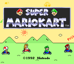 Screenshot Super Mario Kart