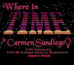 Screenshot Where in Time is Carmen Sandiego?