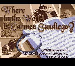 Screenshot Where in the World is Carmen Sandiego?
