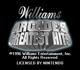 Screenshot Williams Arcade's Greatest Hits