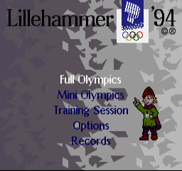 Screenshot Winter Olympic Games : Lillehammer '94