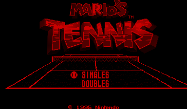 Screenshot Mario's Tennis