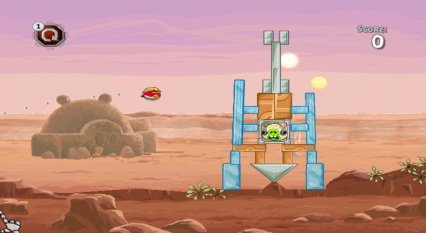 Screenshot Angry Birds Star Wars