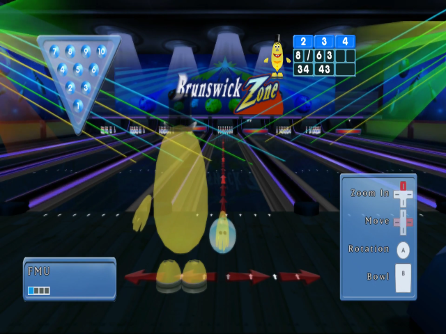 Screenshot Brunswick Cosmic Bowling