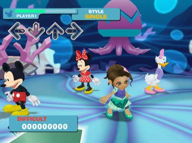 Screenshot Dance Dance Revolution : Disney Grooves