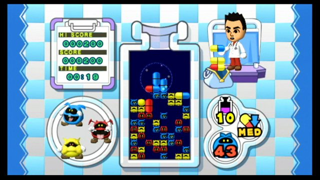 Screenshot Dr. Mario & Bactericide