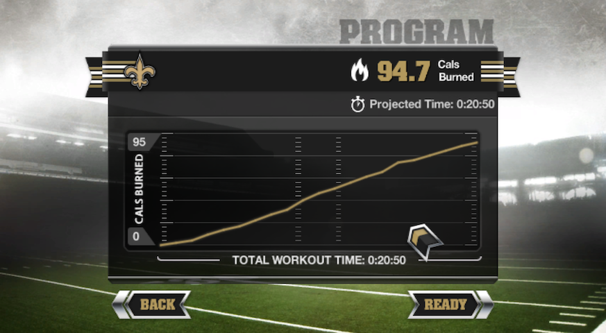 Screenshot EA Sports NFL Training Camp