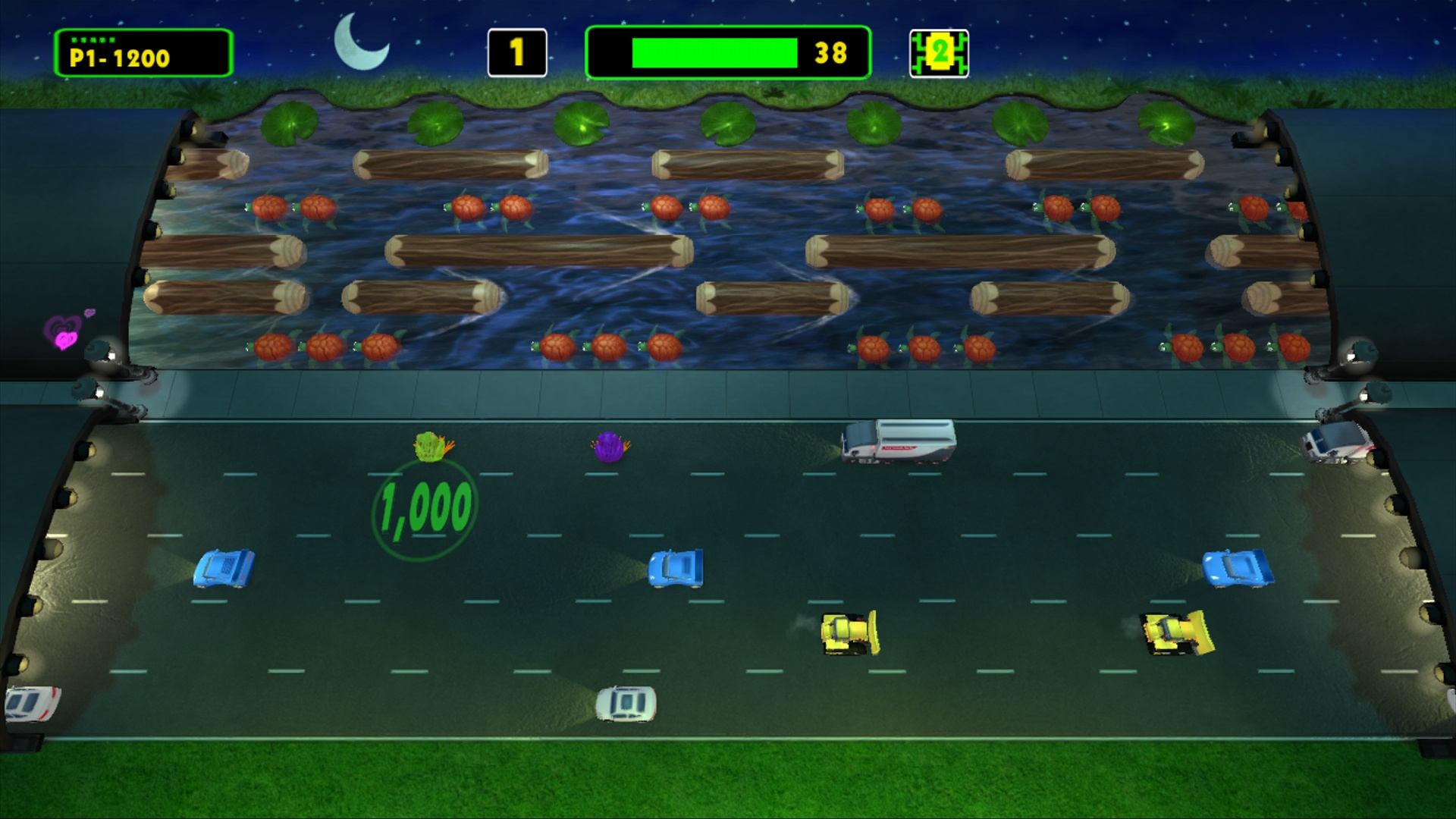 Screenshot Frogger : Hyper Arcade Edition