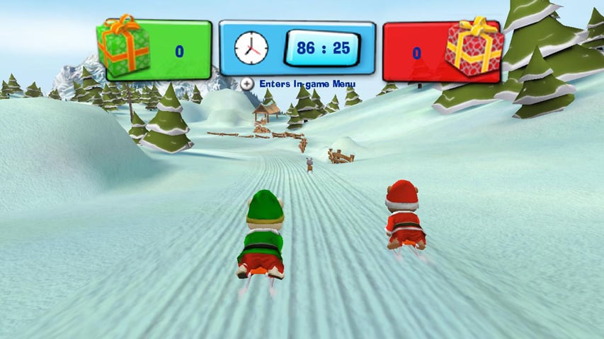 Screenshot Hubert the Teddy Bear : Winter Games